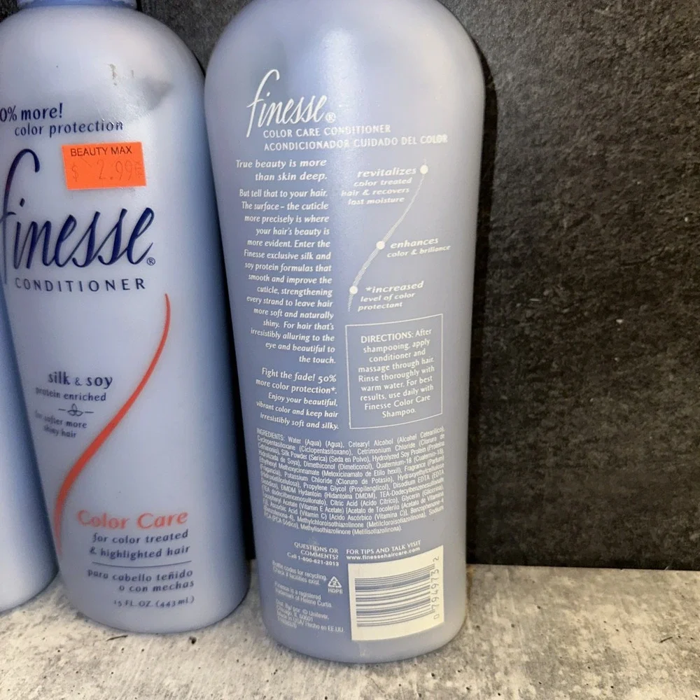 4 Lot Finesse Conditioner Color Care Original Formula